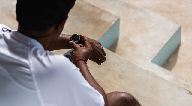 Sport runner black man wear modern time | ID: 179932208 Sport runner black man wear modern time | ID: 179932208