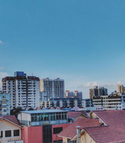 High angle view of cityscape