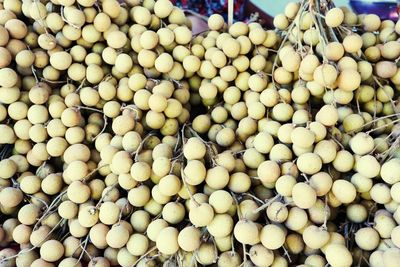 Full frame shot of fruits for sale at market stall