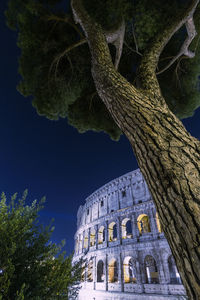 Low angle view of historical building