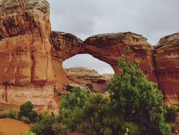 View of rock formation