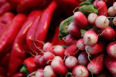 Full frame shot of vegetables 