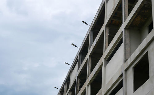 Low angle view of building against sky
