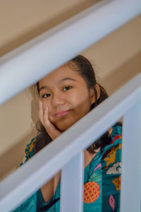 Portrait of a smiling young woman