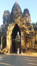 View of temple against sky