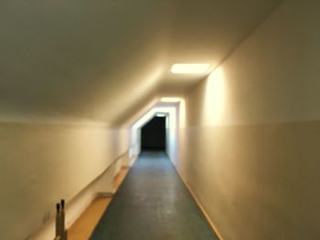 Empty corridor of building