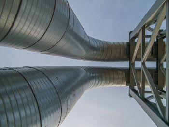 Low angle view of built structure against sky