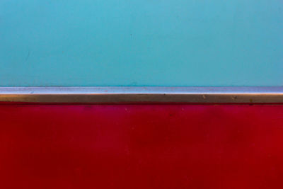 Close up of red wall