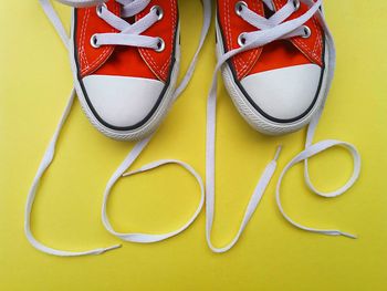 Close-up of shoes