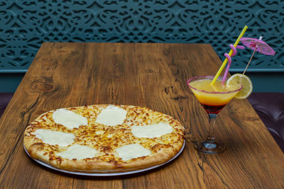 Close-up of drink on table