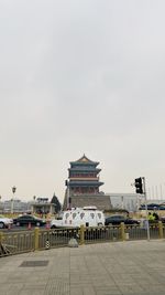 View of temple building against sky