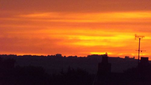 Scenic view of sky at sunset