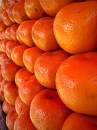 Full frame shot of oranges