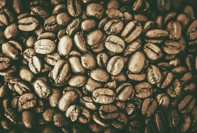 Detail shot of coffee beans