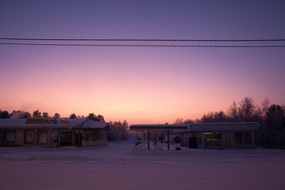 View of sky at sunset