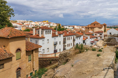 View of the city of guadix in the province of granada, andalucia, spain. 