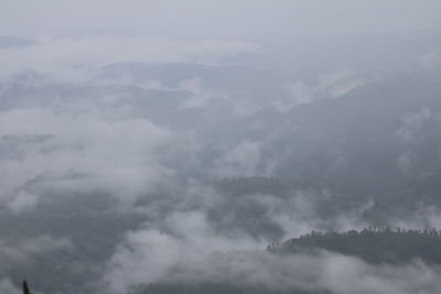 Aerial view of landscape