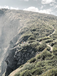 Scenic view of mountains