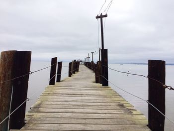 Pier over river