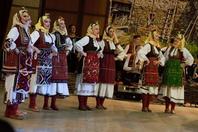 Group of people in traditional clothing