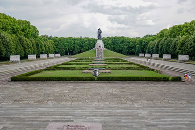 Soviet war memorial, a war memorial and military cemetery in berlin's treptower park