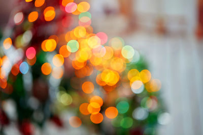 Multicolours bokeh light background