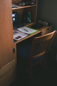 Chairs and table at home