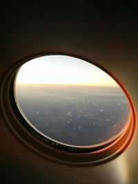 View of sky at sunset