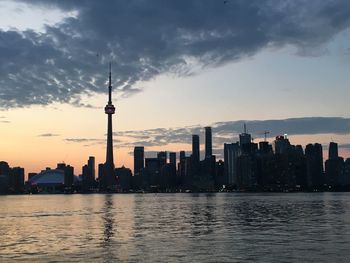 View of city at waterfront