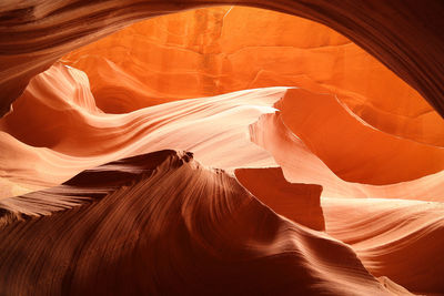 Rock formations in cave