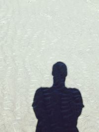 Shadow of man on ground