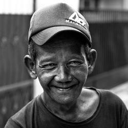 Portrait of smiling man