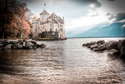 View of a building at the waterfront