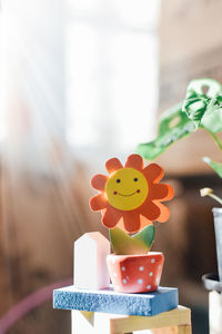 Close-up of stuffed toy on table