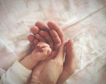 Close-up of human hands