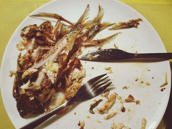 Close-up of food in plate
