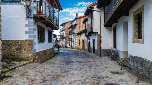 Street amidst buildings in city