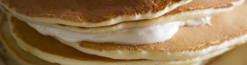 Detail shot of pancakes