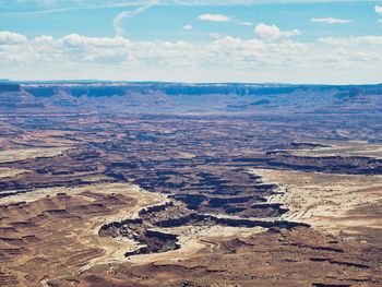 Aerial view of landscape against sky