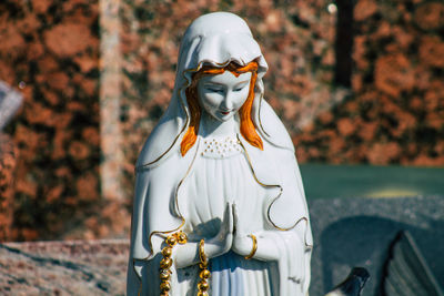 Close-up of buddha statue