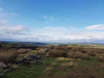 Scenic view of landscape against sky