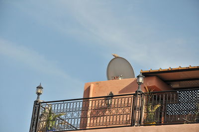 Low angle view of building against sky