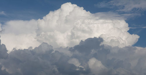 Low angle view of clouds in sky