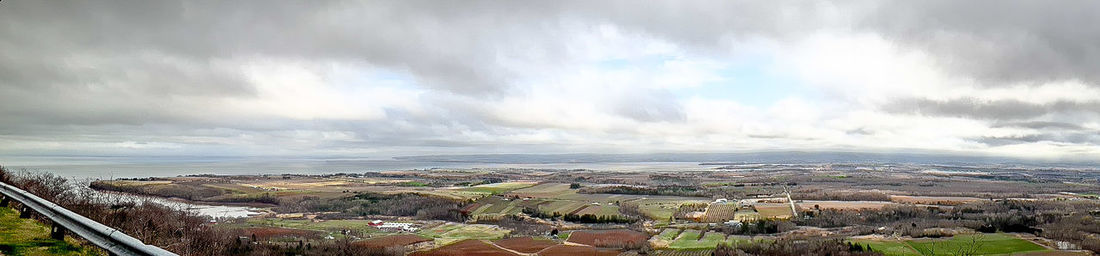 Panoramic view of landscape against sky