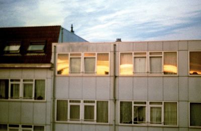 Low angle view of building against sky