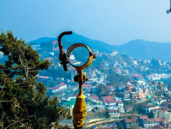 View of trees against sky