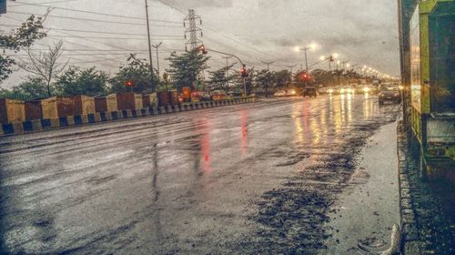 View of road against sky