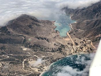 Aerial view of landscape