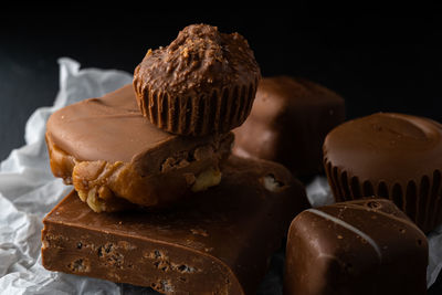 Close-up of chocolate cake