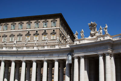 Low angle view of building against sky